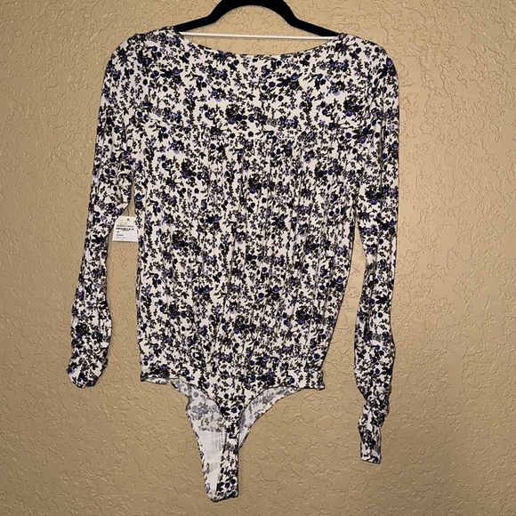 NWT Free People Kaya Floral Bodysuit - Picture 6 of 8